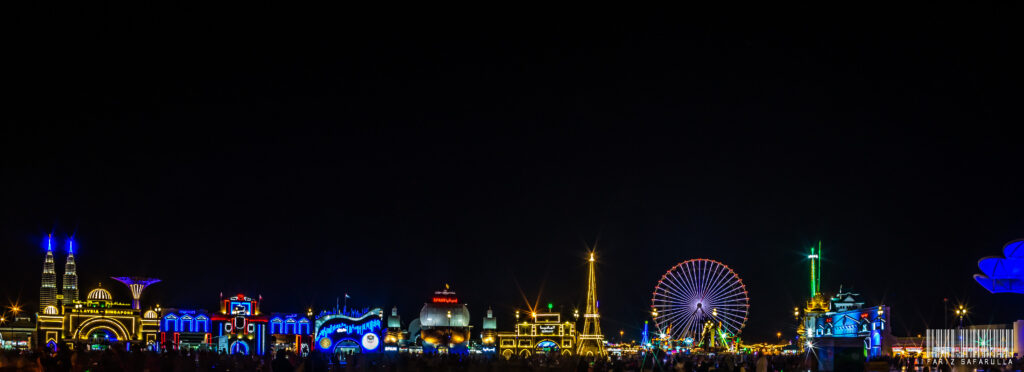 Night Skyline of UAE 