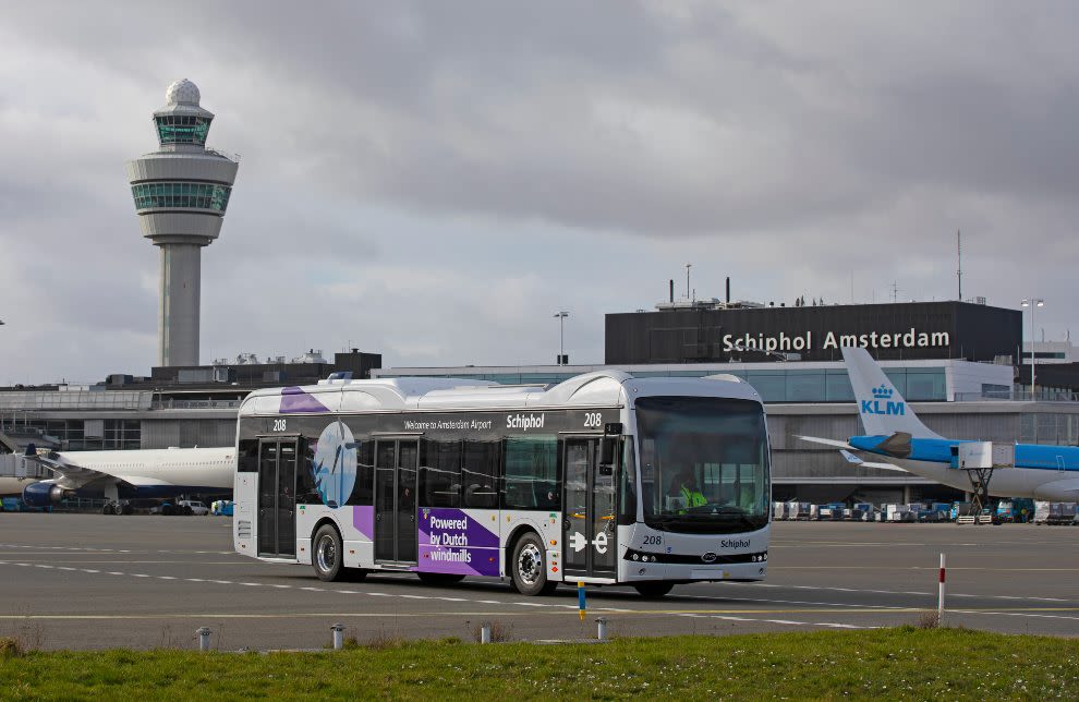 Schiphol Airport electric bus