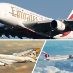 Emirates, Etihad Airways, Qatar Airways