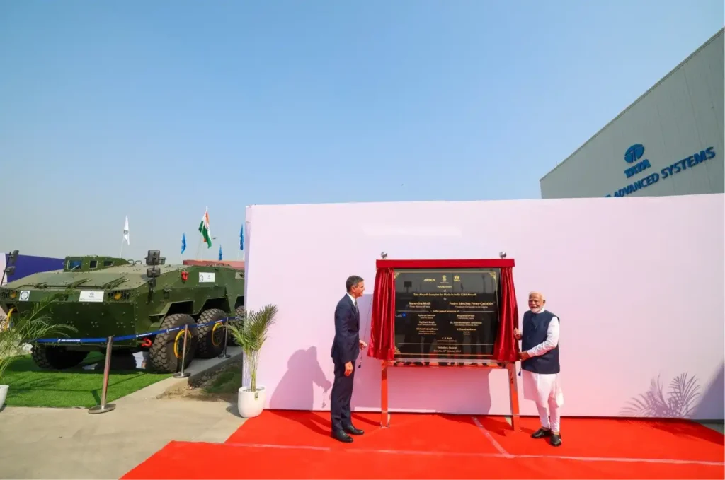 The President of the Government of Spain, Mr. Pedro Sánchez (Left) & Prime Minister of India Narendra Modi (Right)