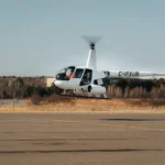helicopter mid-flight